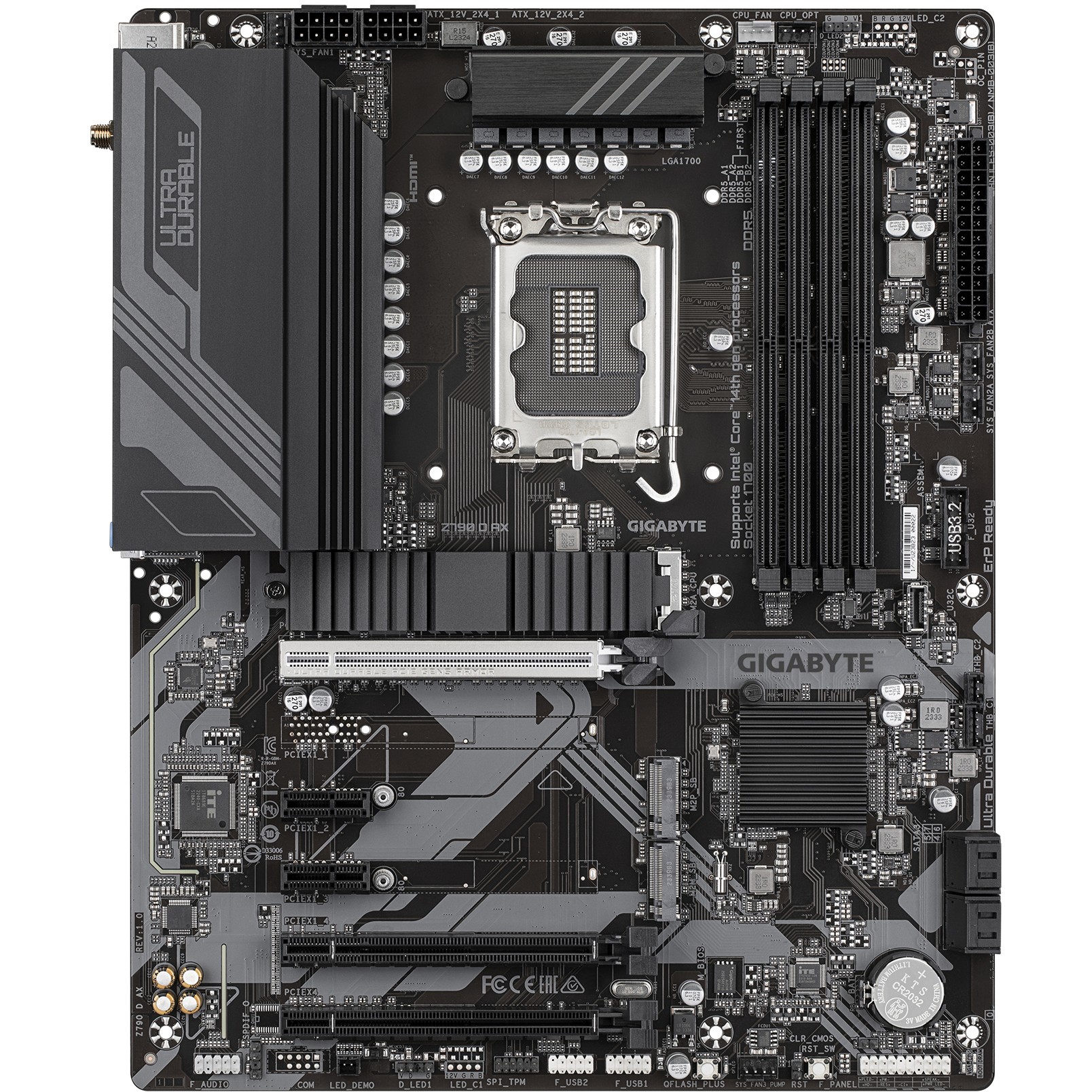 Matična ploča GIGABYTE Z790 D AX - Supports Intel Core 14th Gen CPUs, 12+1+1 Phases Digital VRM, up to 7600MHz DDR5 (OC)-11