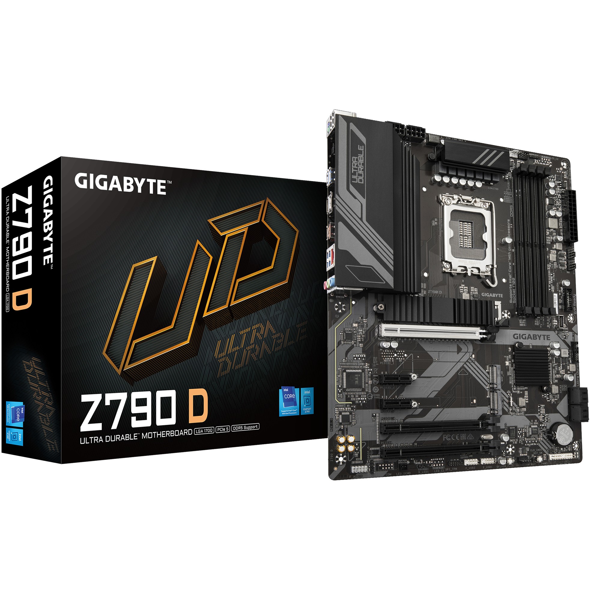 Matična ploča GIGABYTE Z790 D ATX (LGA1700, DDR4, PCIe 5.0, HDMI, DP, USB 3.2, 2.5G LAN)-1