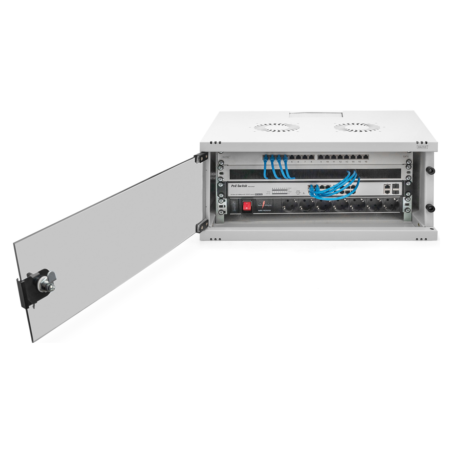Digitus SoHo Series - cabinet - 540 x 400 mm (WxD), unassembled - 4U-4