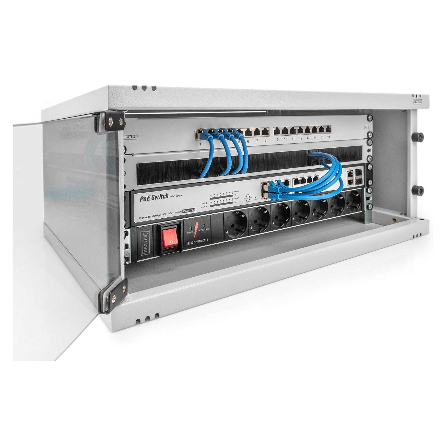 Digitus SoHo Series - cabinet - 540 x 400 mm (WxD), unassembled - 4U-5