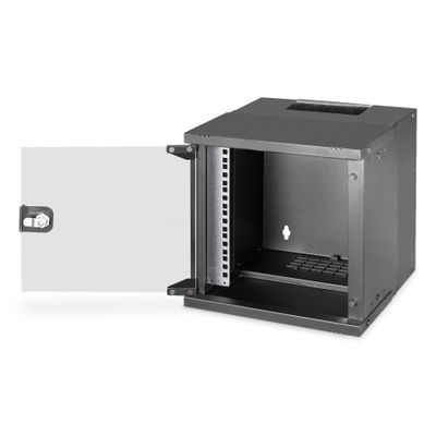 Rack DIGITUS SOHO PRO Series - 6U (čelična konstrukcija, staklena vrata, nosivost do 60 kg, zidna montaža, ventilacijski sustav)