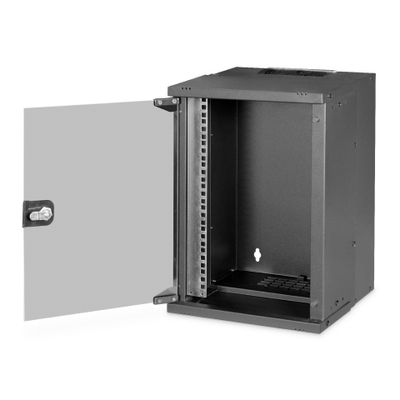 Rack DIGITUS SOHO PRO Series - 9U (čelična konstrukcija, 60 kg nosivost, staklena vrata, ventilacijski sustav)