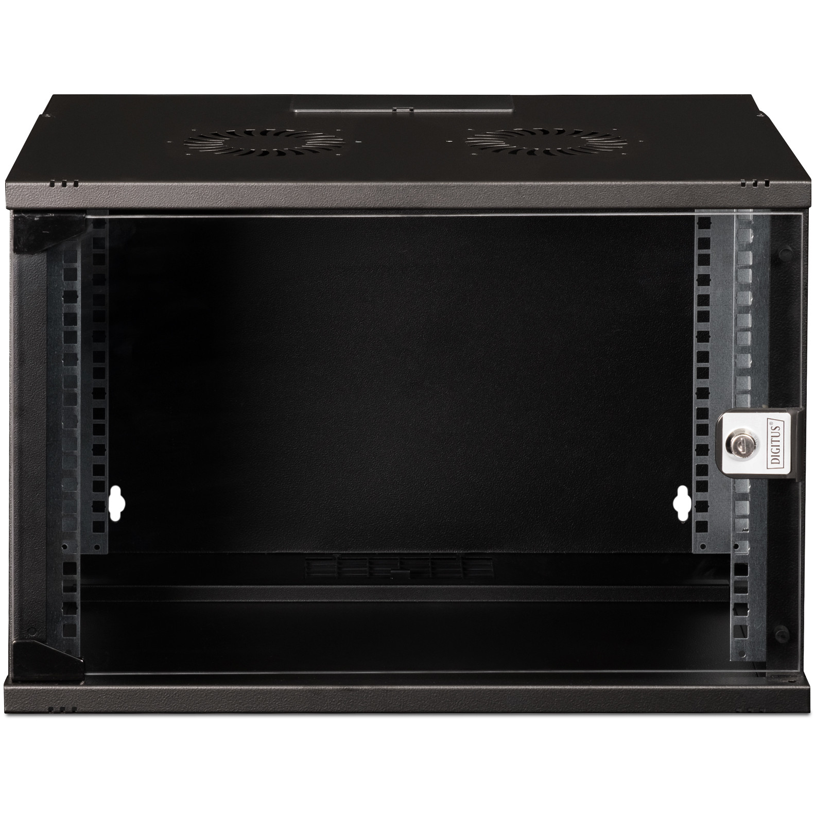 Rack DIGITUS SOHO PRO Series - 7U (zaključavanje staklenih vrata, montaža na zid, ventilacijski sustav, nosivost do 60 kg)-4