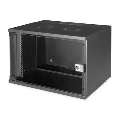 Rack DIGITUS SOHO PRO Series - 7U (zaključavanje staklenih vrata, montaža na zid, ventilacijski sustav, nosivost do 60 kg)-2