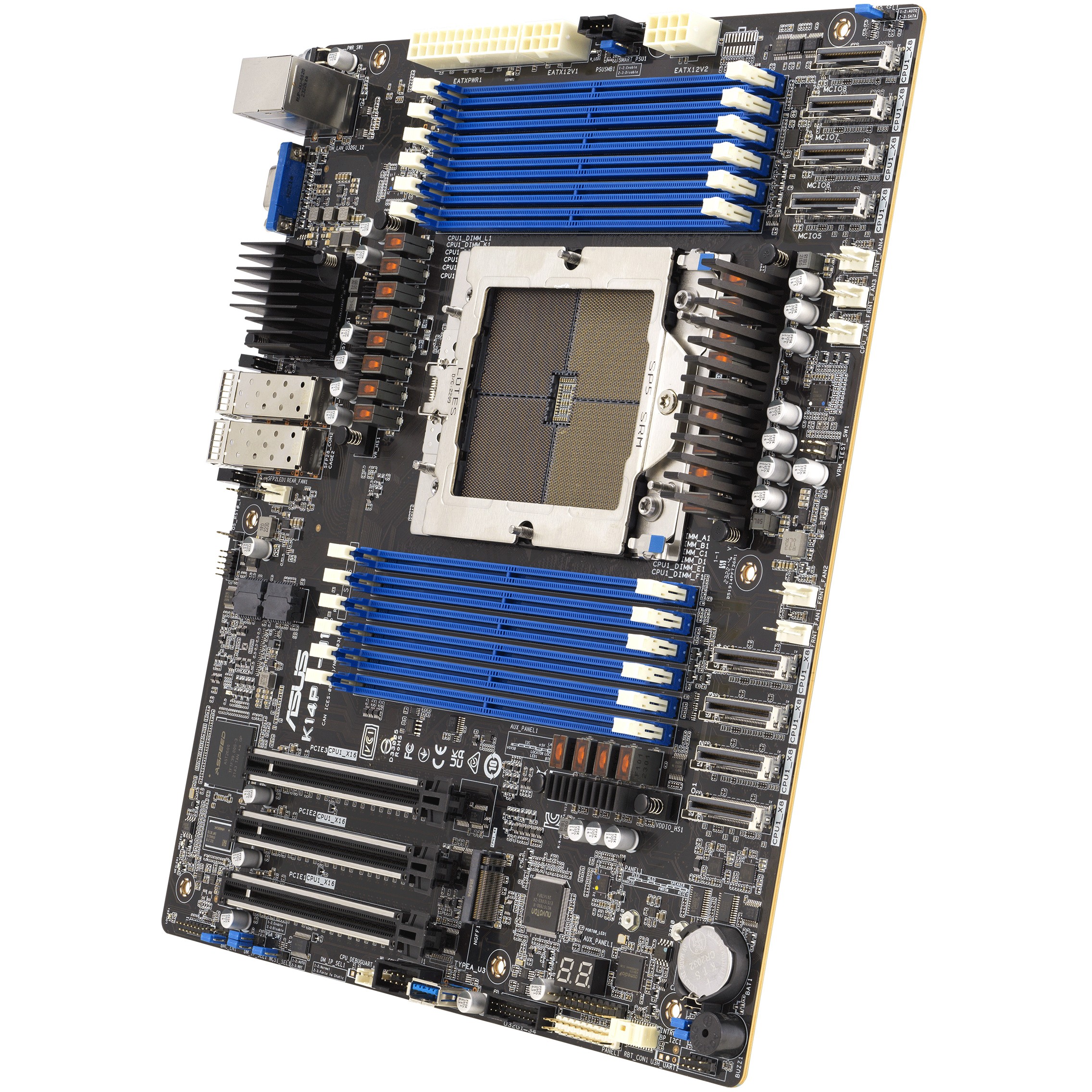 Matična ploča ASUS K14PA-U12/ASMB11 (Socket SP5, SSI CEB, AMD EPYC 9004, DDR5, 25GbE)-5