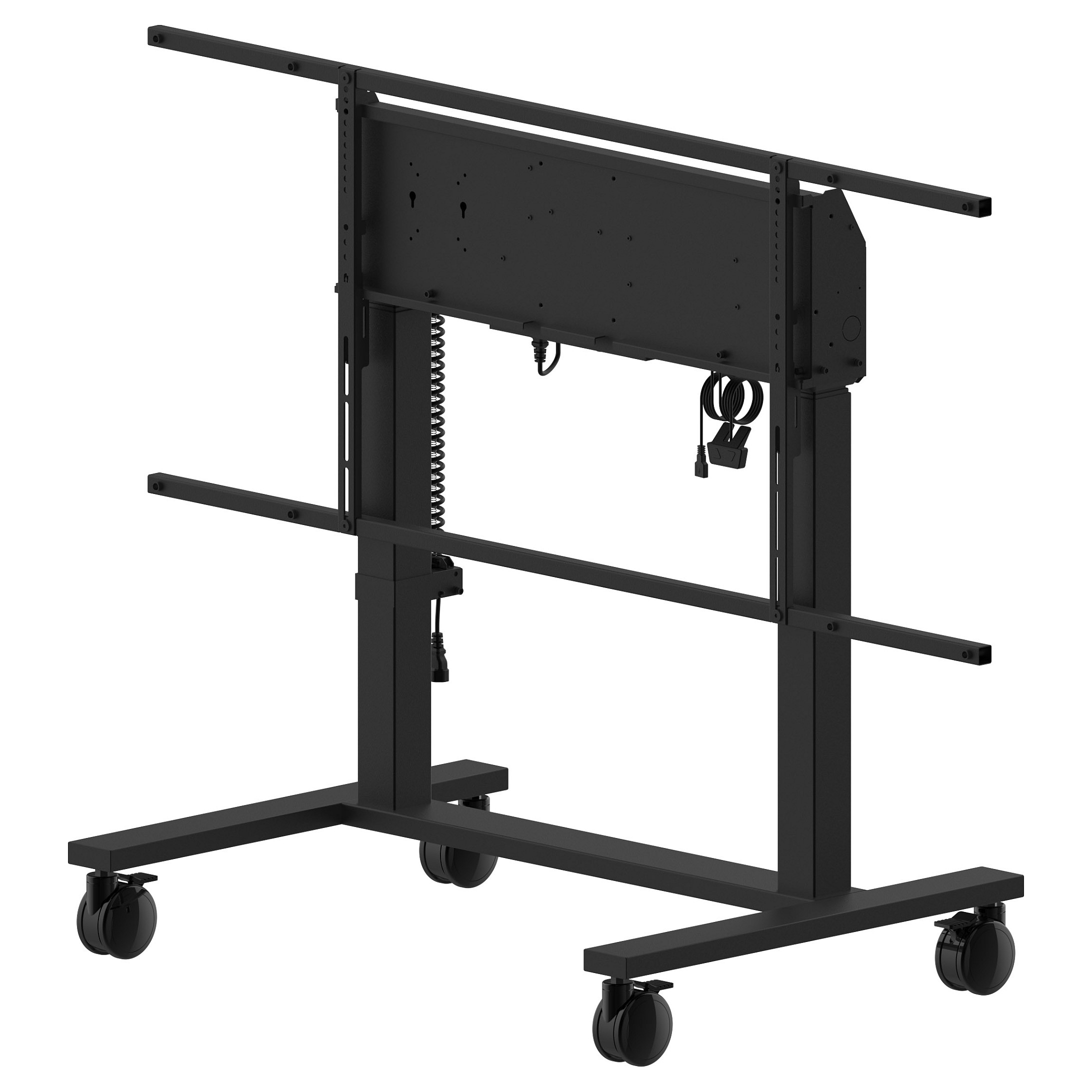 Iiyama MD-CAR2031-B1 cart - double column motorized - for flat panel - with anti-collision - black-5