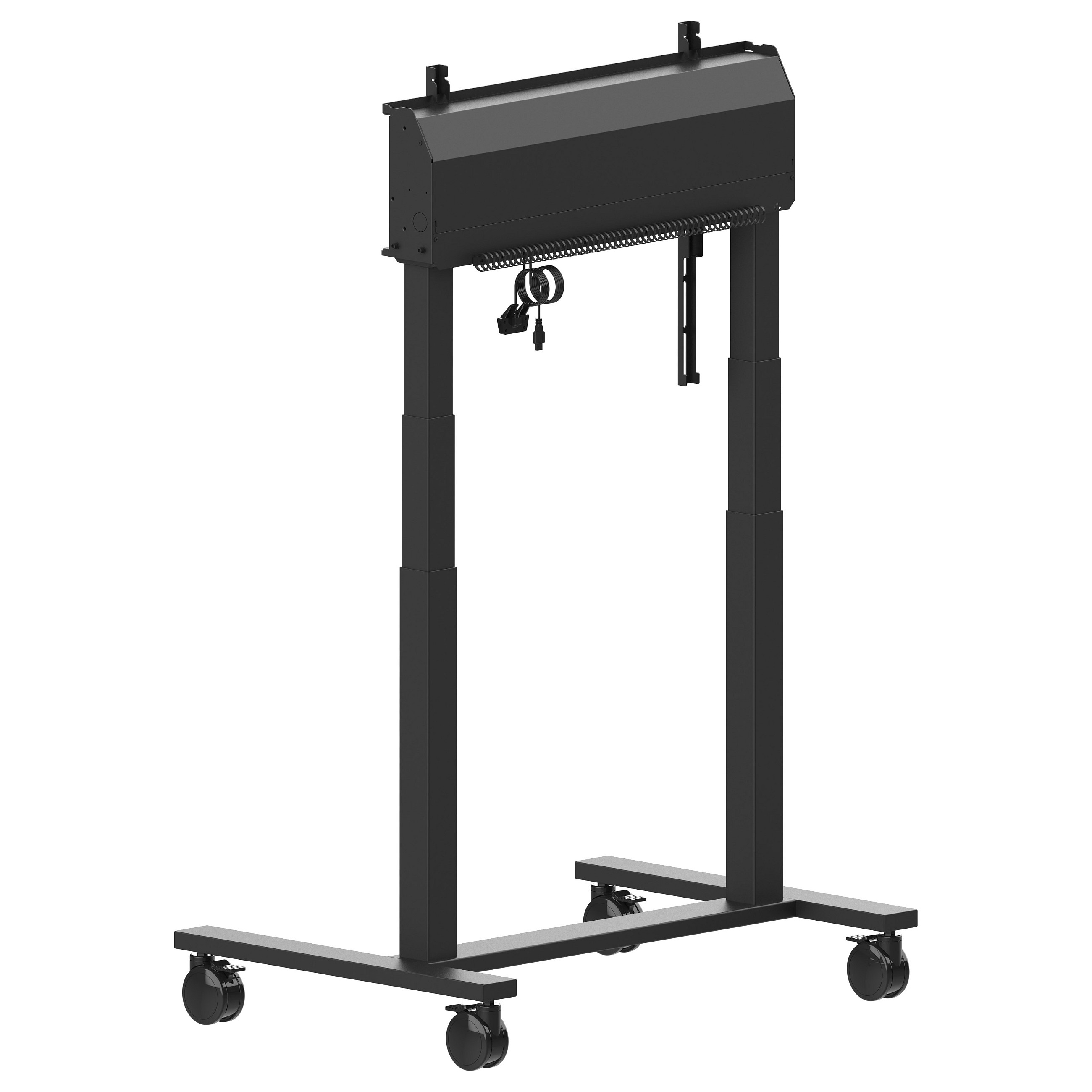 Iiyama MD-CAR2031-B1 cart - double column motorized - for flat panel - with anti-collision - black-10