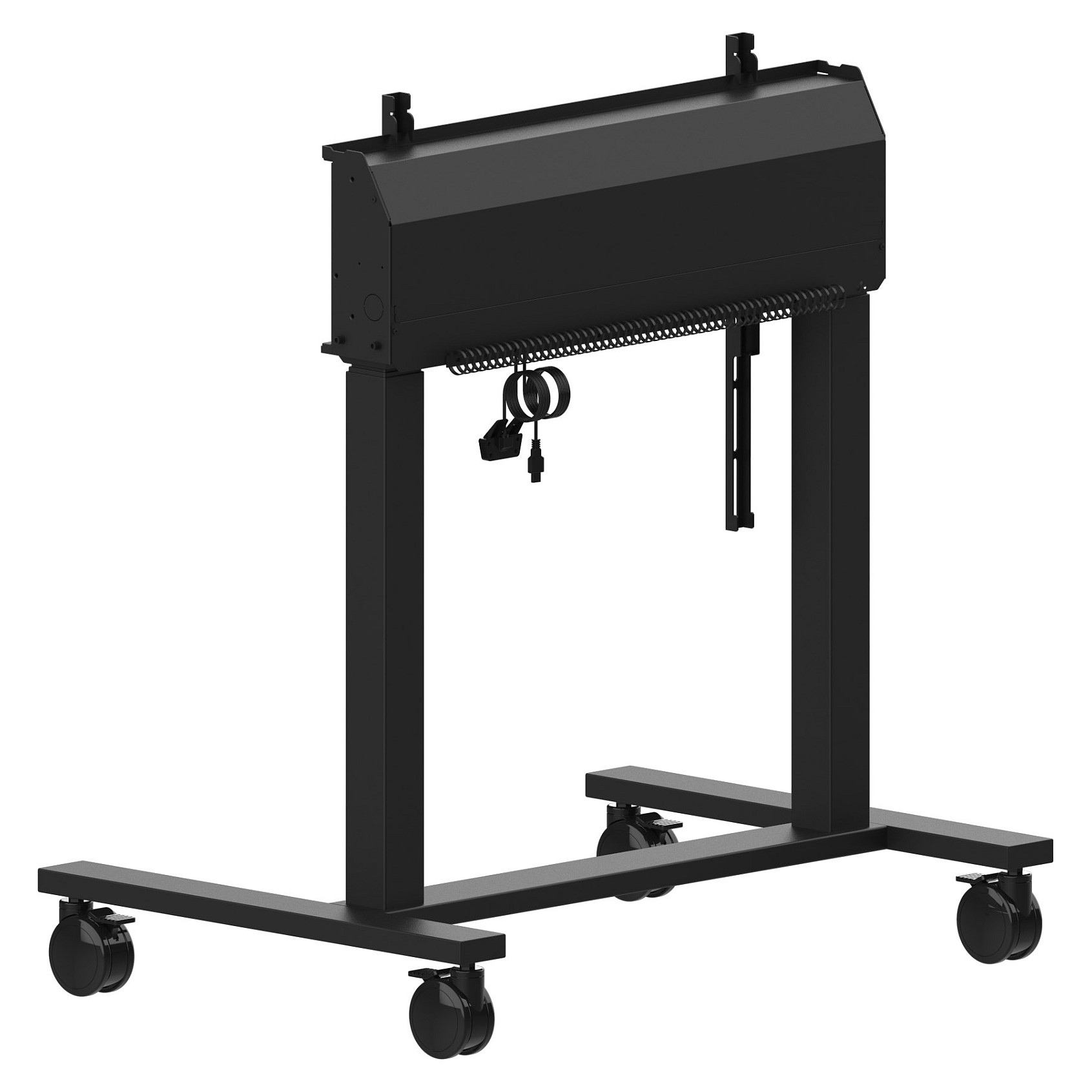 Iiyama MD-CAR2031-B1 cart - double column motorized - for flat panel - with anti-collision - black-11