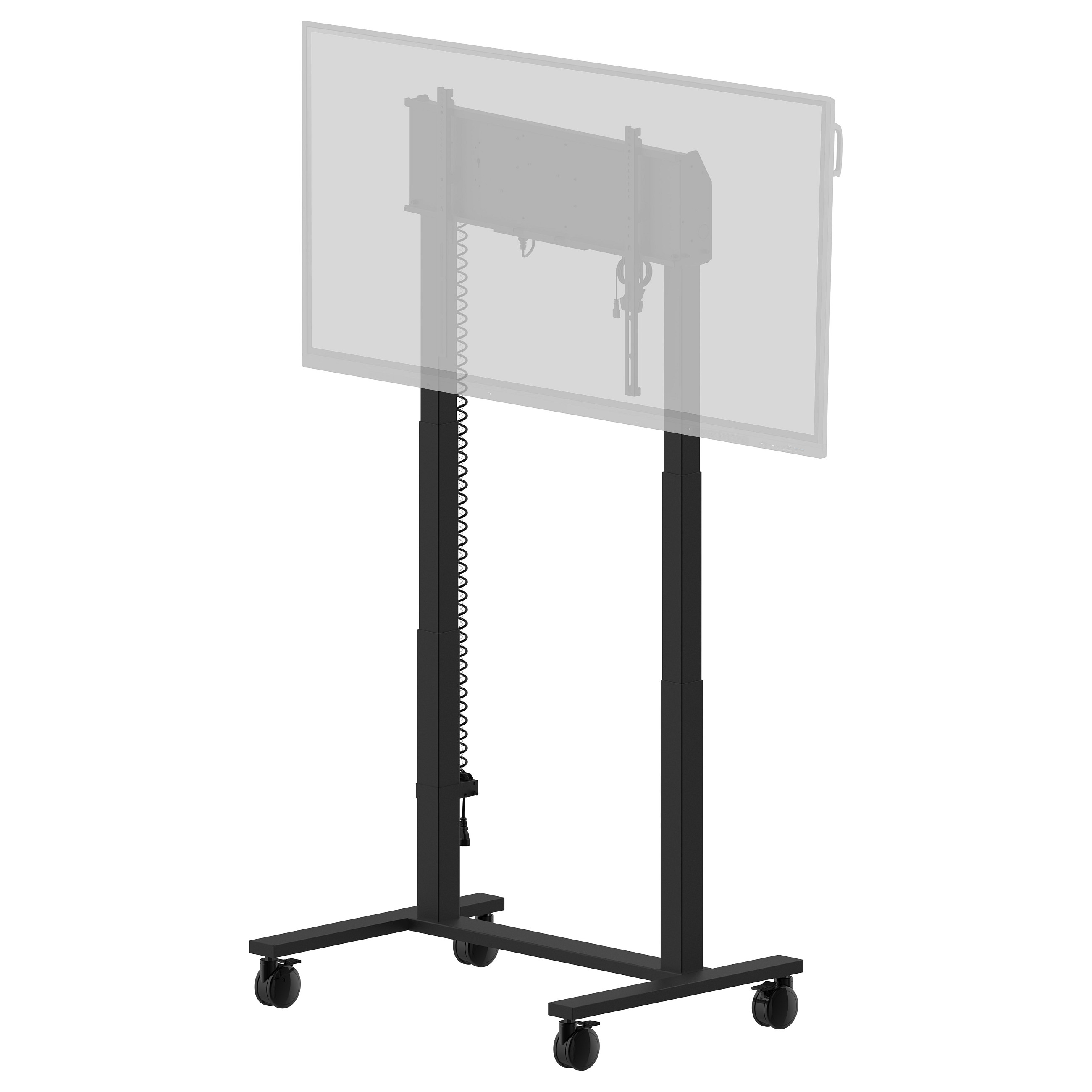 Iiyama MD-CAR2031-B1 cart - double column motorized - for flat panel - with anti-collision - black-14