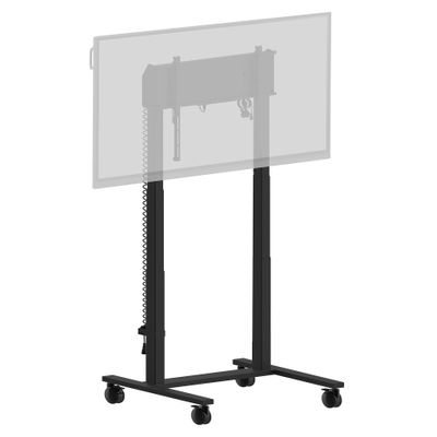 Iiyama MD-CAR2031-B1 cart - double column motorized - for flat panel - with anti-collision - black-0