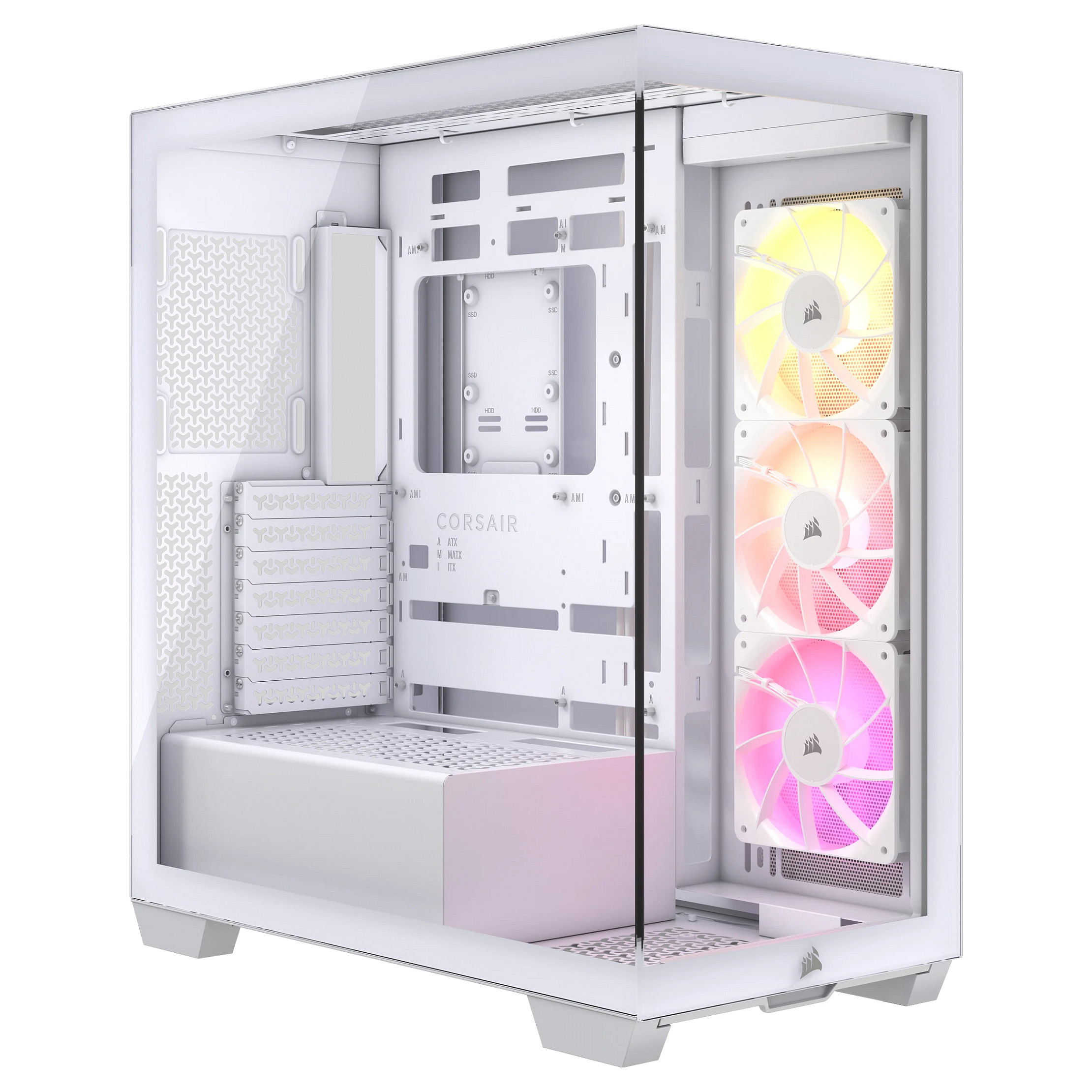 Kućište za računalo CORSAIR 3500X ARGB Mid Tower crna boja-7