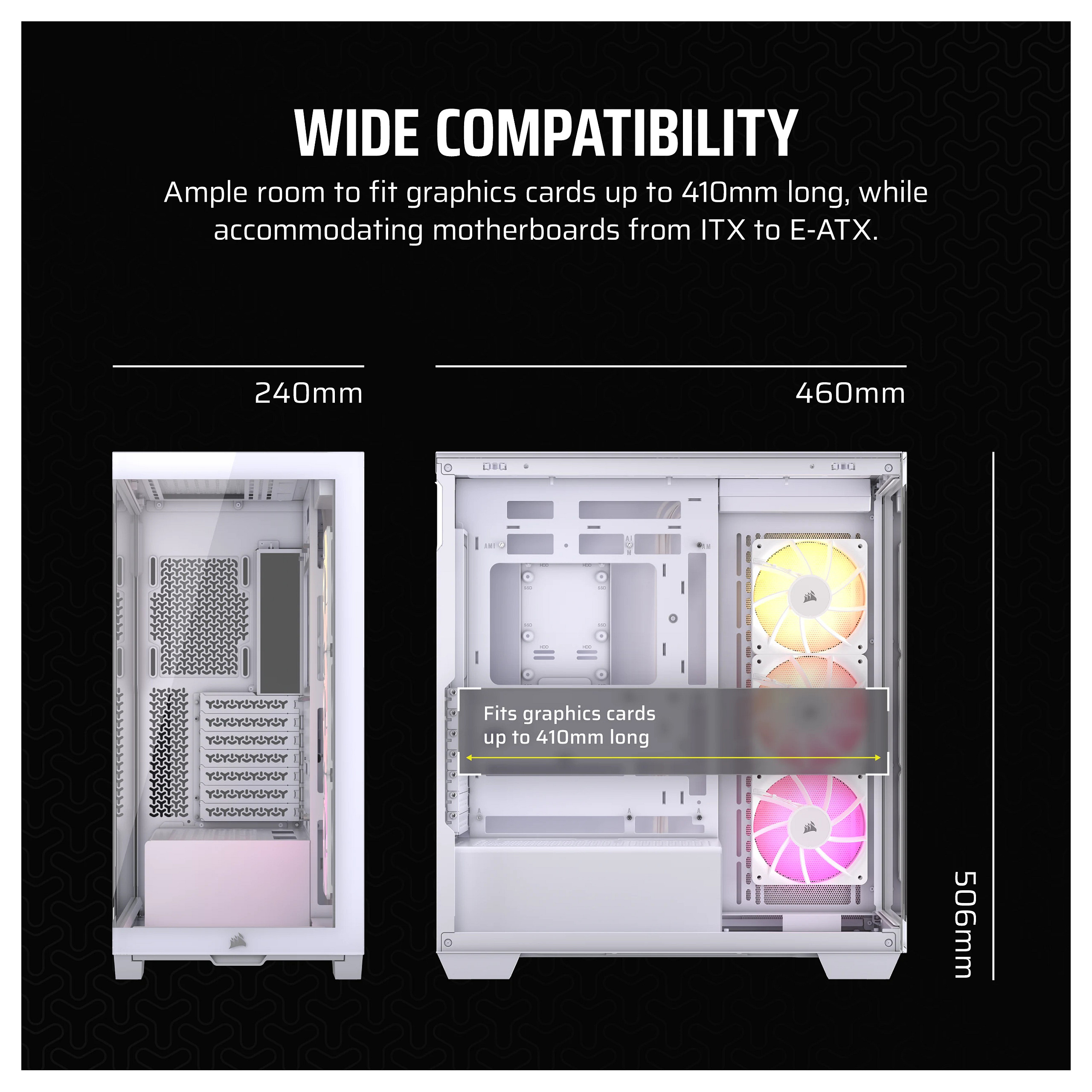 Kućište za računalo CORSAIR 3500X ARGB Mid Tower crna boja-14