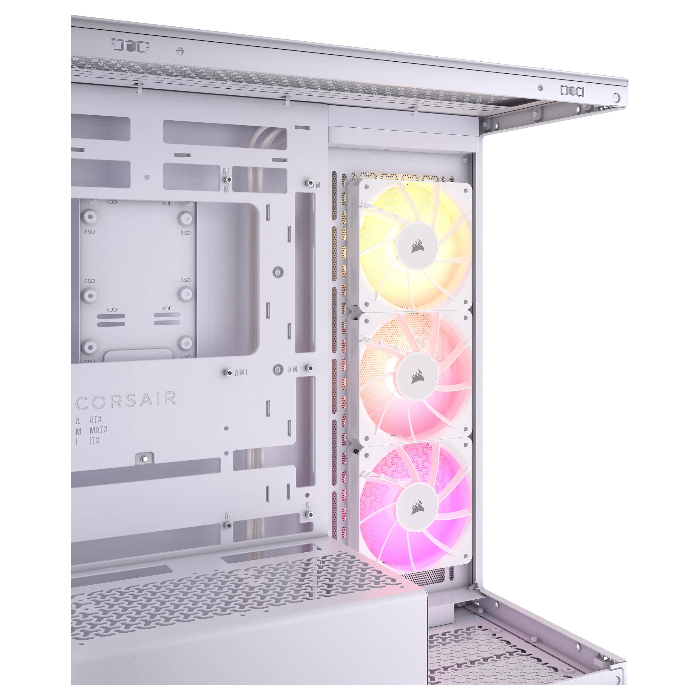 Kućište za računalo CORSAIR 3500X ARGB Mid Tower crna boja-9