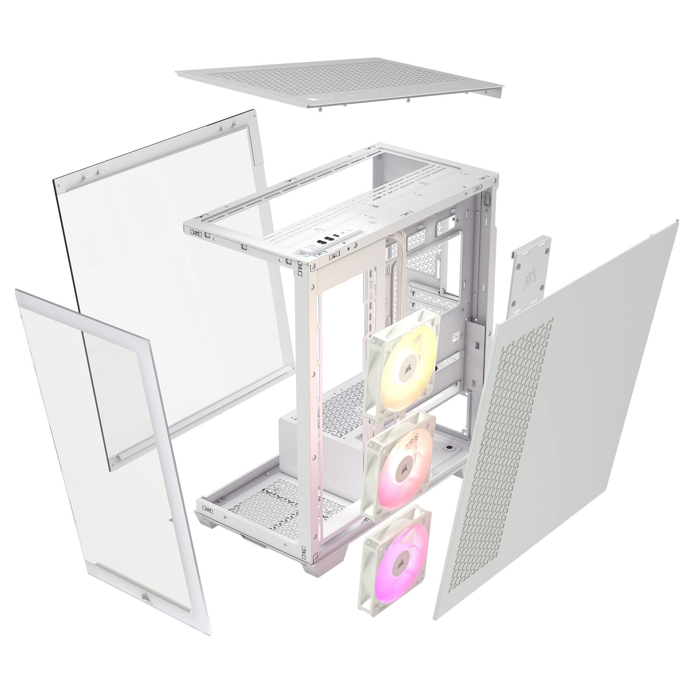 Kućište za računalo CORSAIR 3500X ARGB Mid Tower crna boja-12