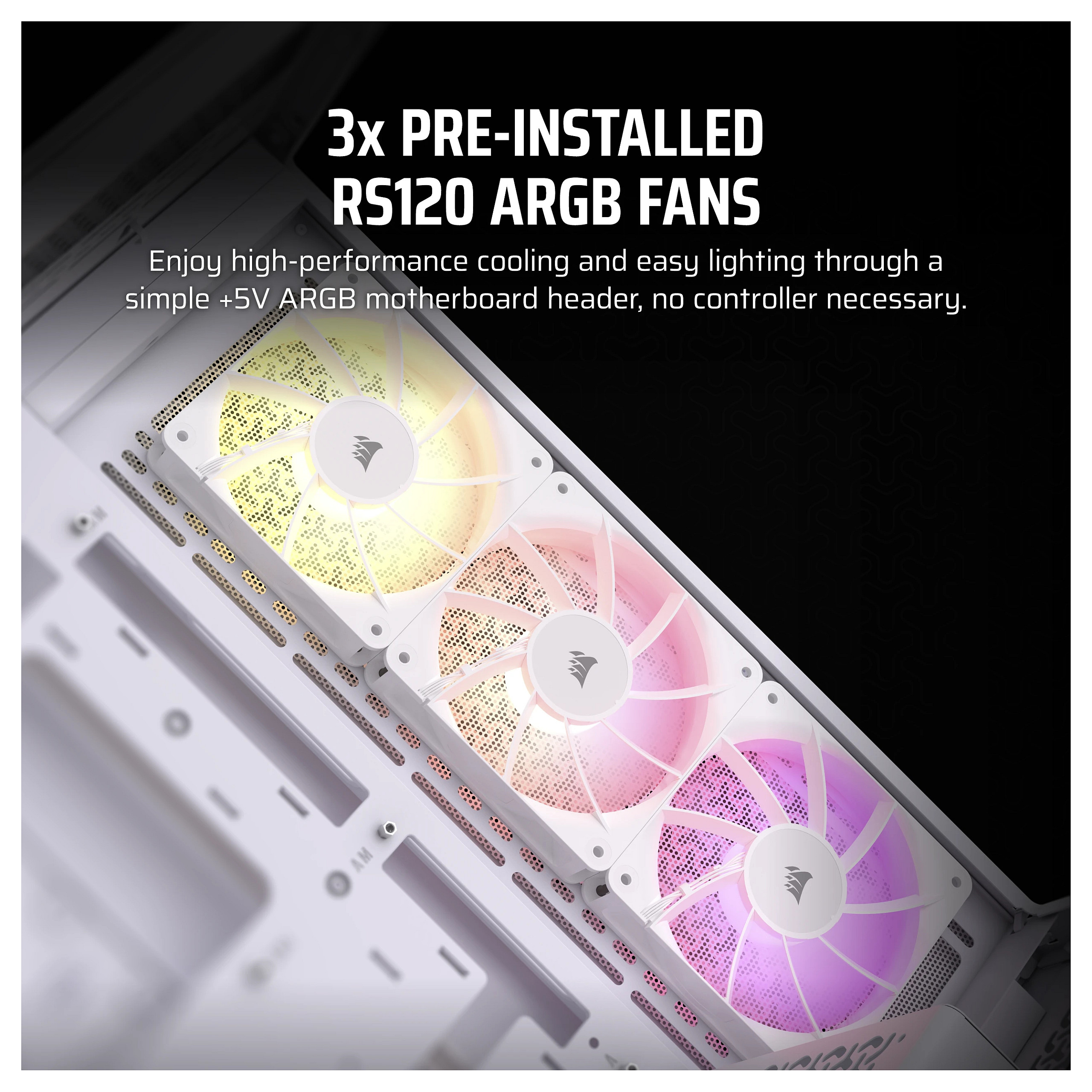 Kućište za računalo CORSAIR 3500X ARGB Mid Tower crna boja-16