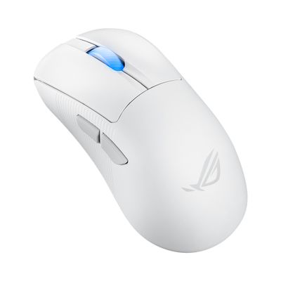 Miš ASUS ROG Keris II Ace (USB, Bluetooth 5.1, 2.4 GHz, do 42000 DPI, bijeli)