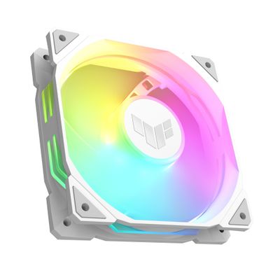 Računalni hladnjak ASUS TUF GAMING TR120 ARGB REVERSE 1-pack White (12 cm, ARGB LED, ASUS Aura Sync, Double Layer Fan Blade Design, PWM kontrola)-0