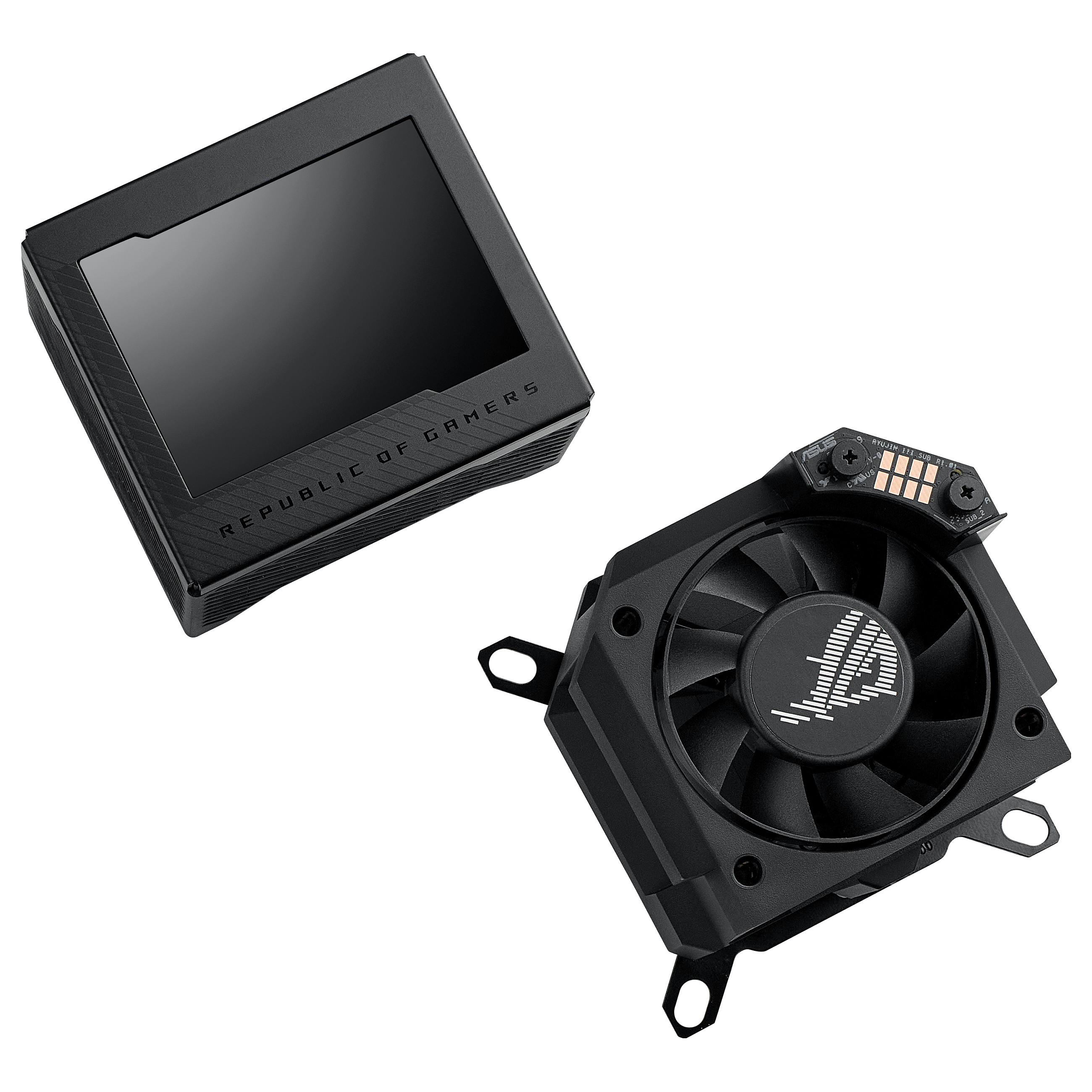 Vodeno hlađenje ASUS ROG RYUJIN III WB (3.5" LCD, Black)-9