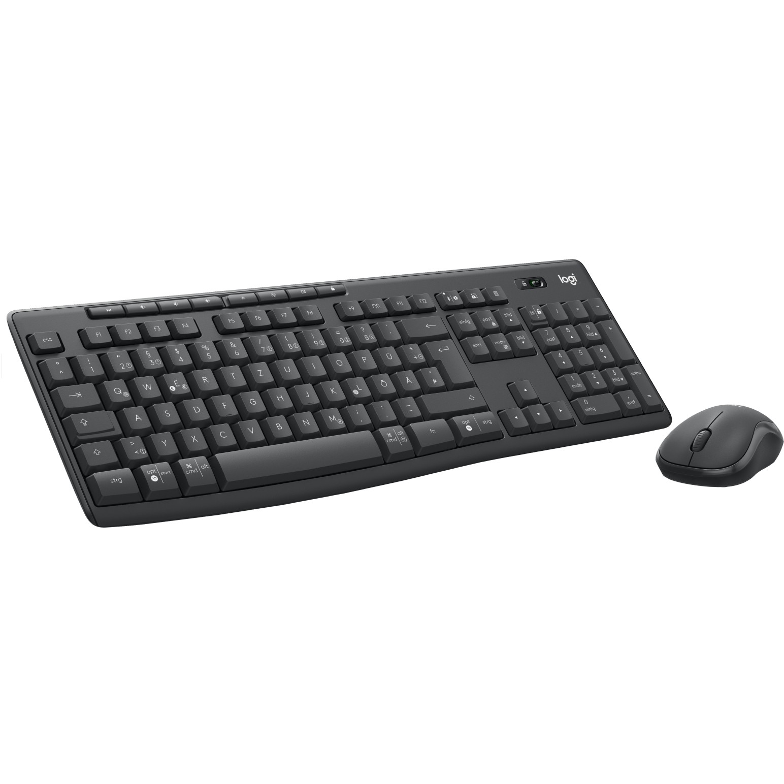 Set tipkovnice i miša LOGITECH MK370 Combo for Business crna boja-3