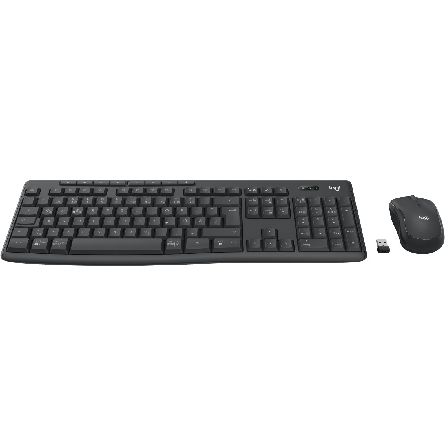Set tipkovnice i miša LOGITECH MK370 Combo for Business crna boja-4