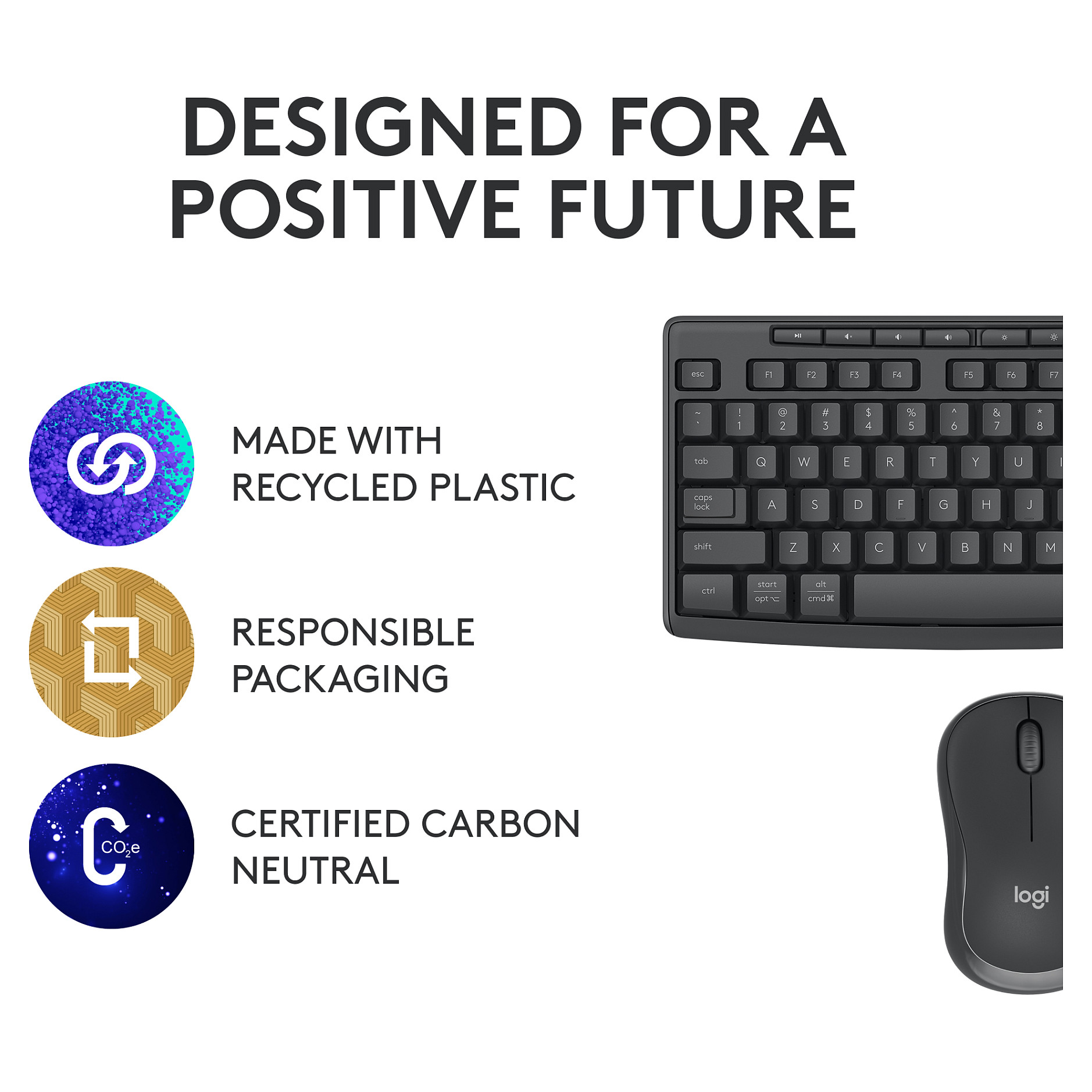 Set tipkovnice i miša LOGITECH MK370 Combo for Business crna boja-14
