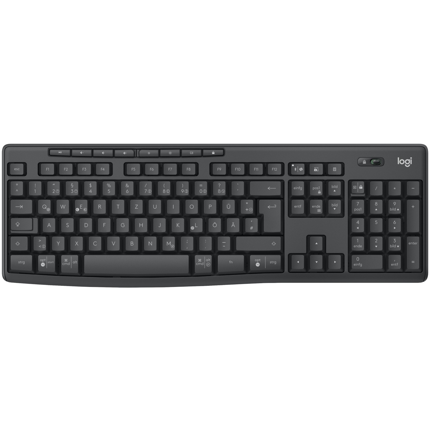 Set tipkovnice i miša LOGITECH MK370 Combo for Business crna boja-5