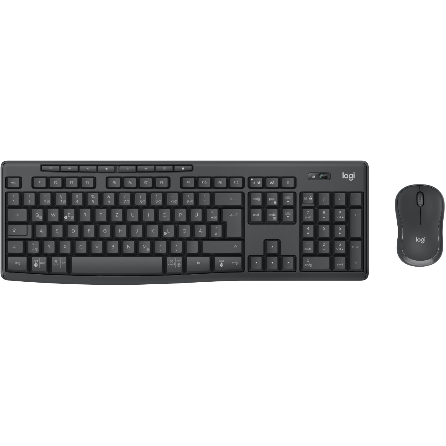 Set tipkovnice i miša LOGITECH MK370 Combo for Business crna boja-6