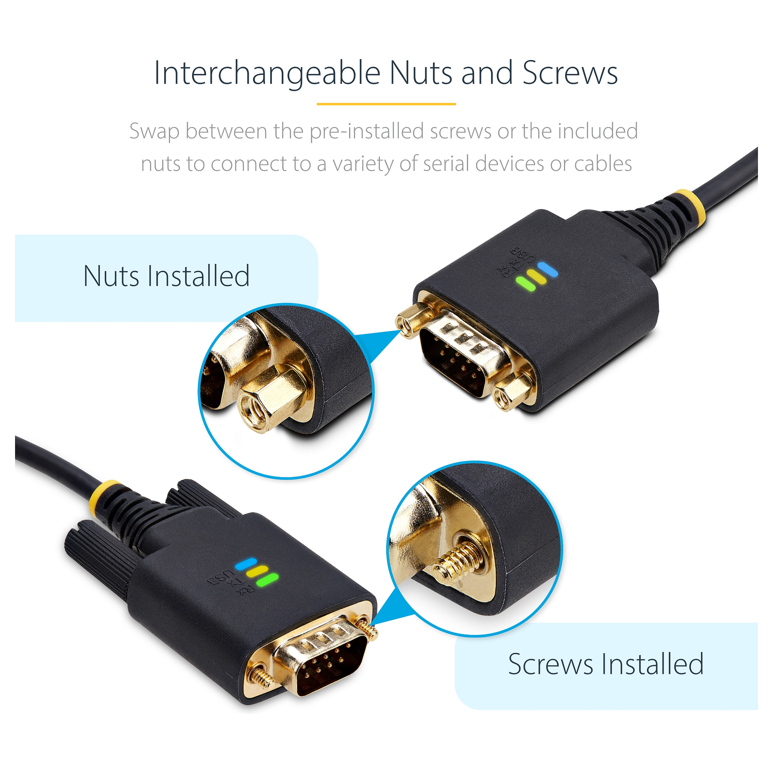 Kabel STARTECH USB TO SERIAL 3M (usb-a, rs-232)-15