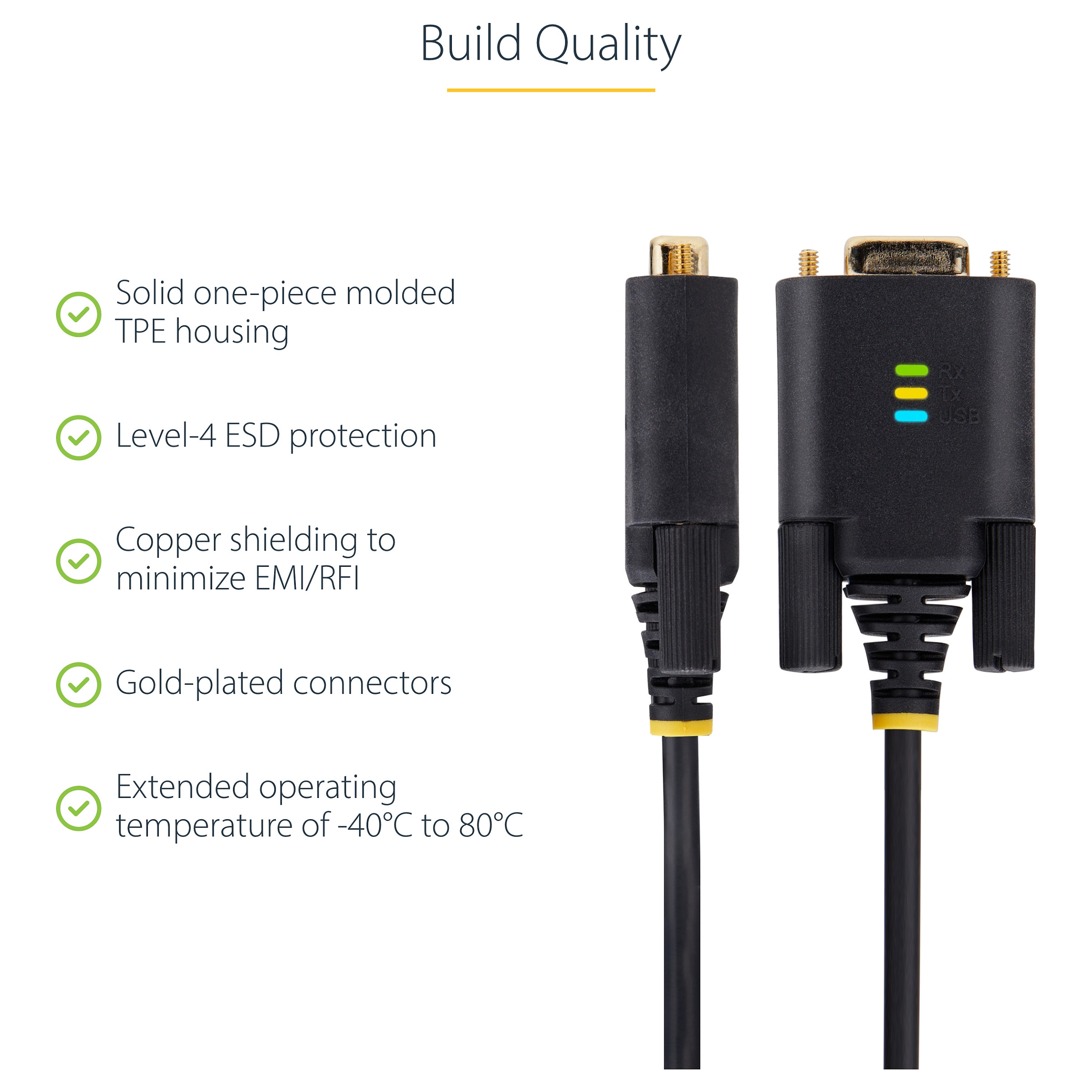 Kabel STARTECH USB TO SERIAL 3M (usb-a, rs-232)-18