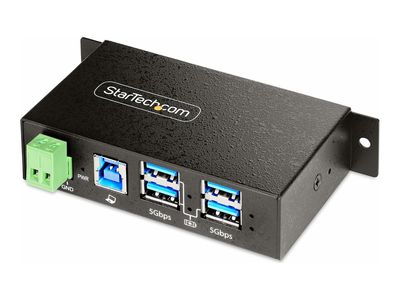 USB Hub STARTECH 4-Port Industrial (upravljiv, usb 3.2 gen 1, 5gbps, esd zaštita)-0