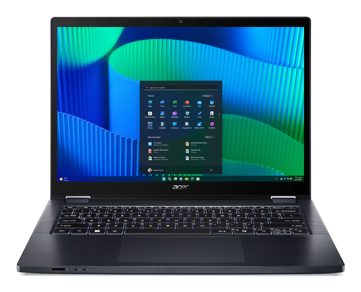 Laptop ACER TravelMate P4 TMP414RN-54 (14” IPS 1920 x 1200, Intel Core Ultra 7, 16GB RAM, 512GB SSD, Intel Graphics, Win11Pro) Slate Blue