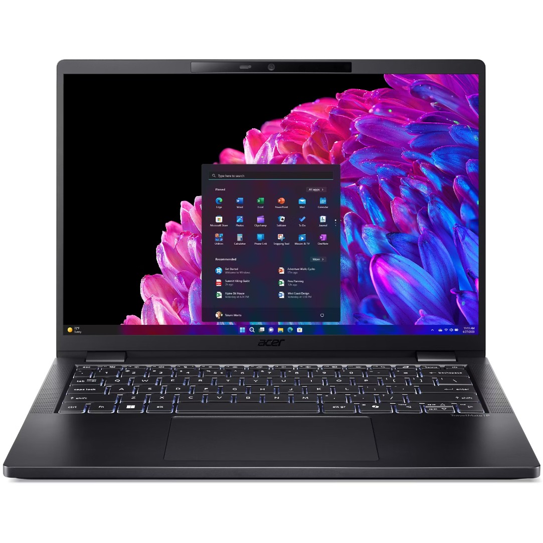 Laptop ACER TravelMate P6 TMP614-73-TCO (14" IPS WUXGA, Intel Core Ultra 7 155H, 32GB RAM, 1TB SSD, Intel Arc Graphics, Win11 Pro) crni – internacionalna non HR tipkovnica-3