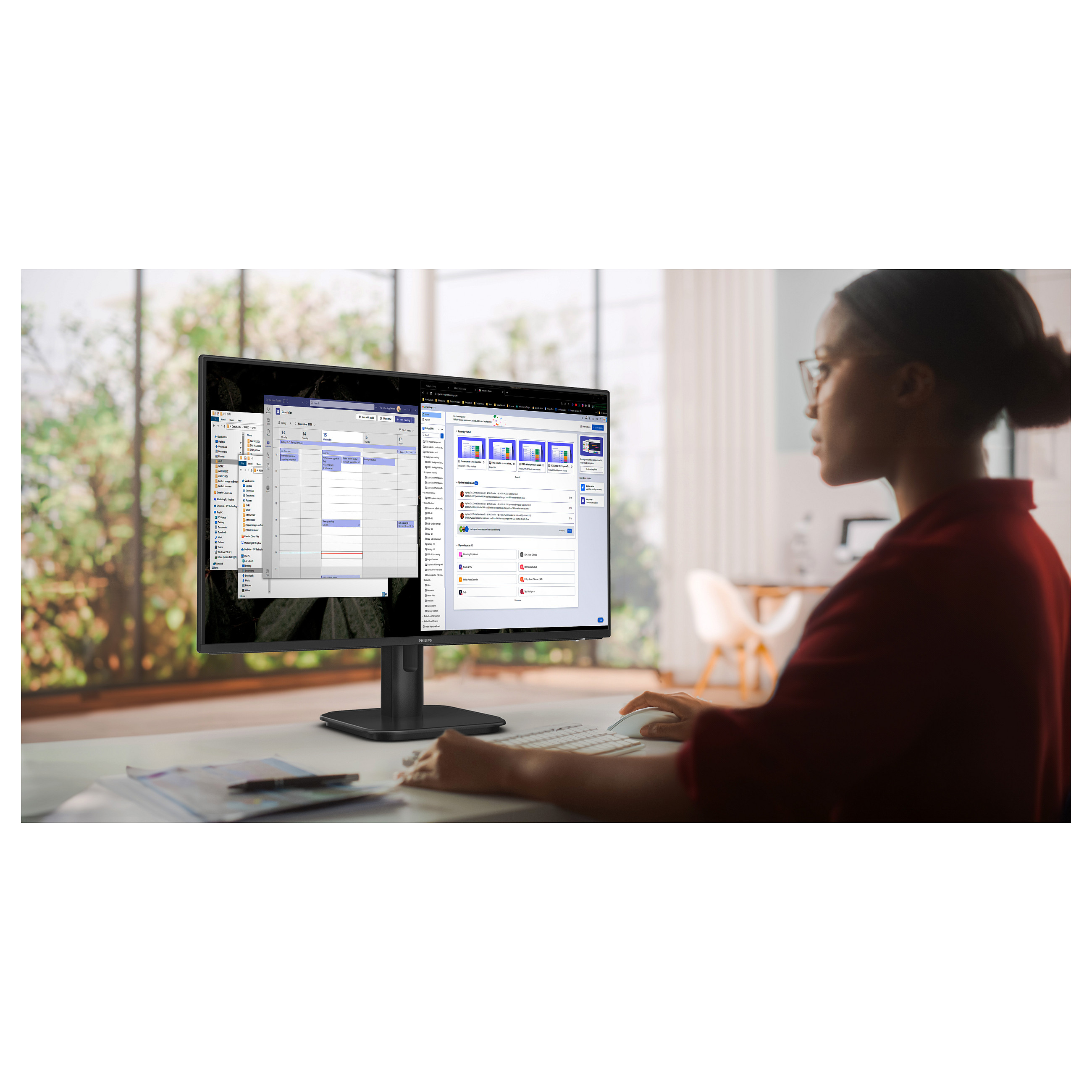 Monitor PHILIPS E-Line 27E1N1800A (27" IPS, 4K UHD, 60Hz)-16