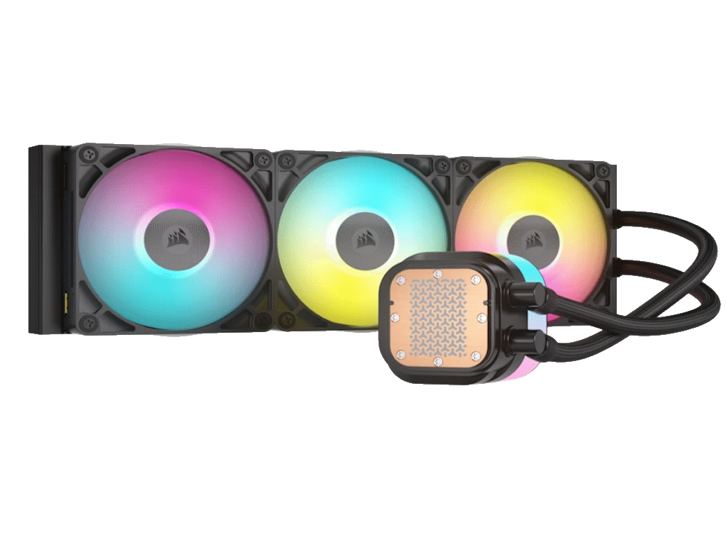 Tekući hladnjak za procesor CORSAIR iCUE LINK TITAN RX RGB 360 (360 mm, RGB, Intel/AMD, crni)-4