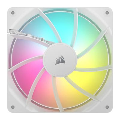 Ventilator za kućište CORSAIR RS140 ARGB PWM (2x14cm, ARGB osvjetljenje, PWM kontrola, bijeli)
