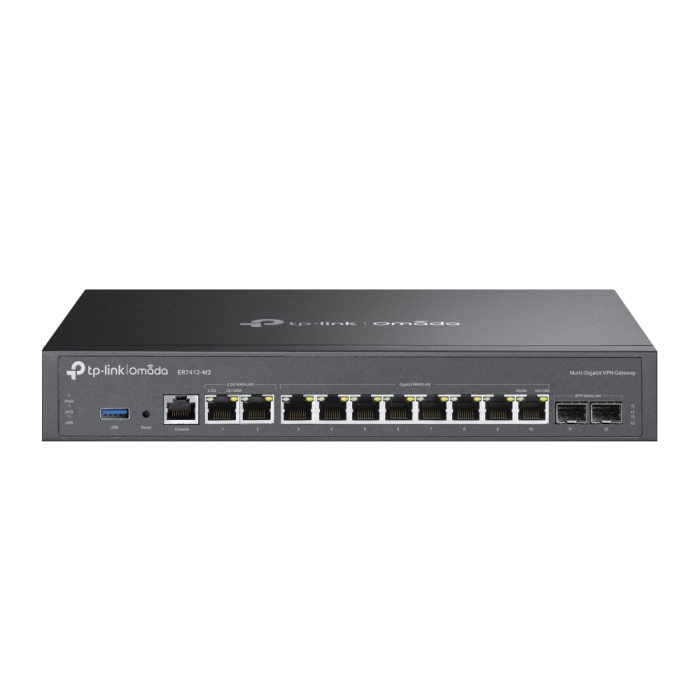 Router TP-LINK Omada ER7412-M2 V1 - desktop, rack-mountable-6