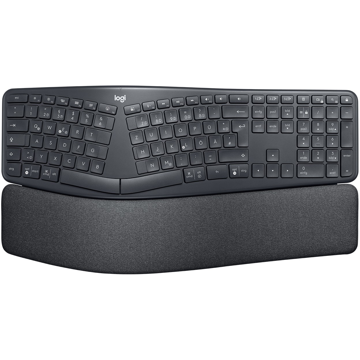 Logitech ERGO K860 Split Keyboard for Business - keyboard - German - graphite Input Device – internacionalna non HR tipkovnica-8