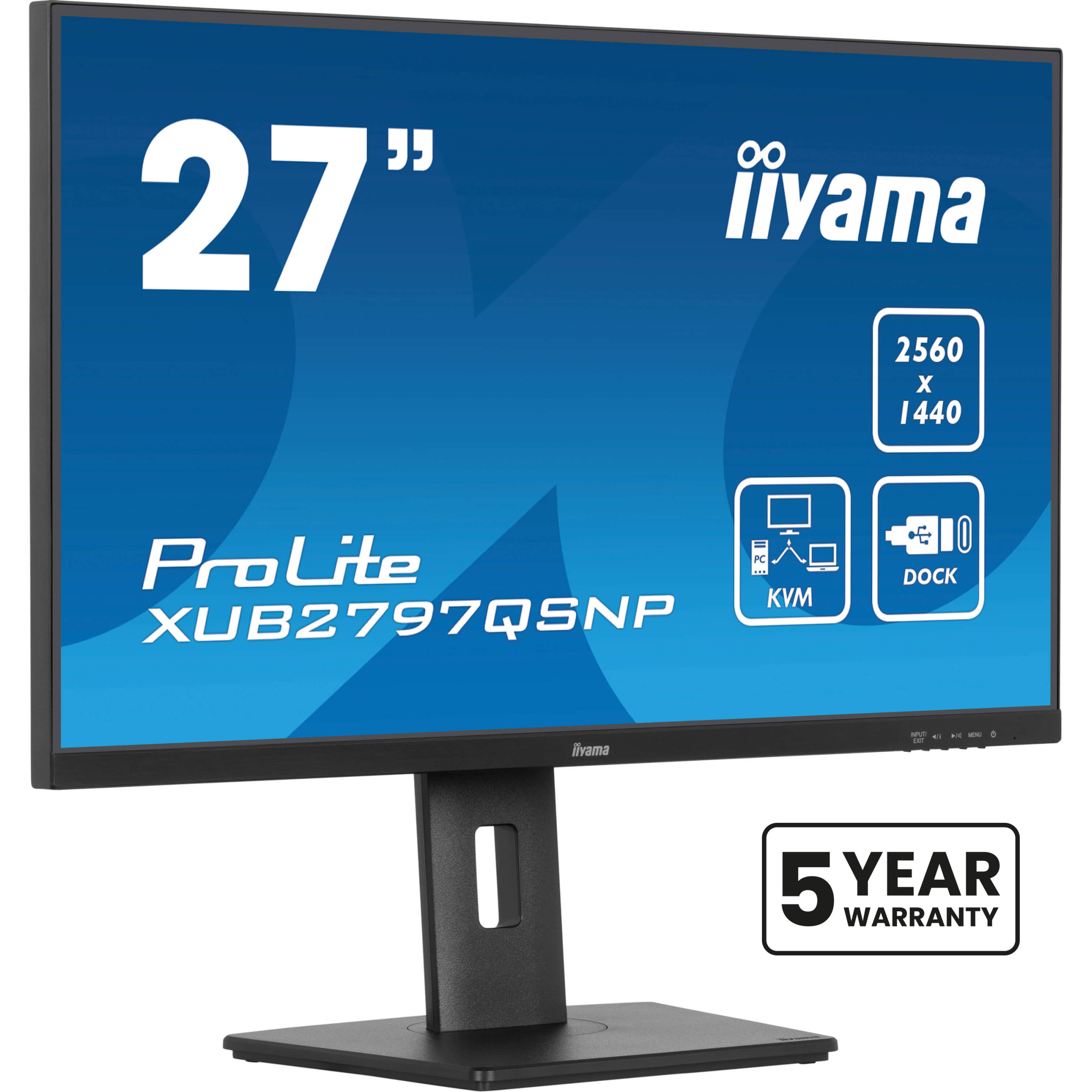 Monitor IIYAMA ProLite XUB2797QSNP-B1 (27" IPS, QHD, 100Hz)-0