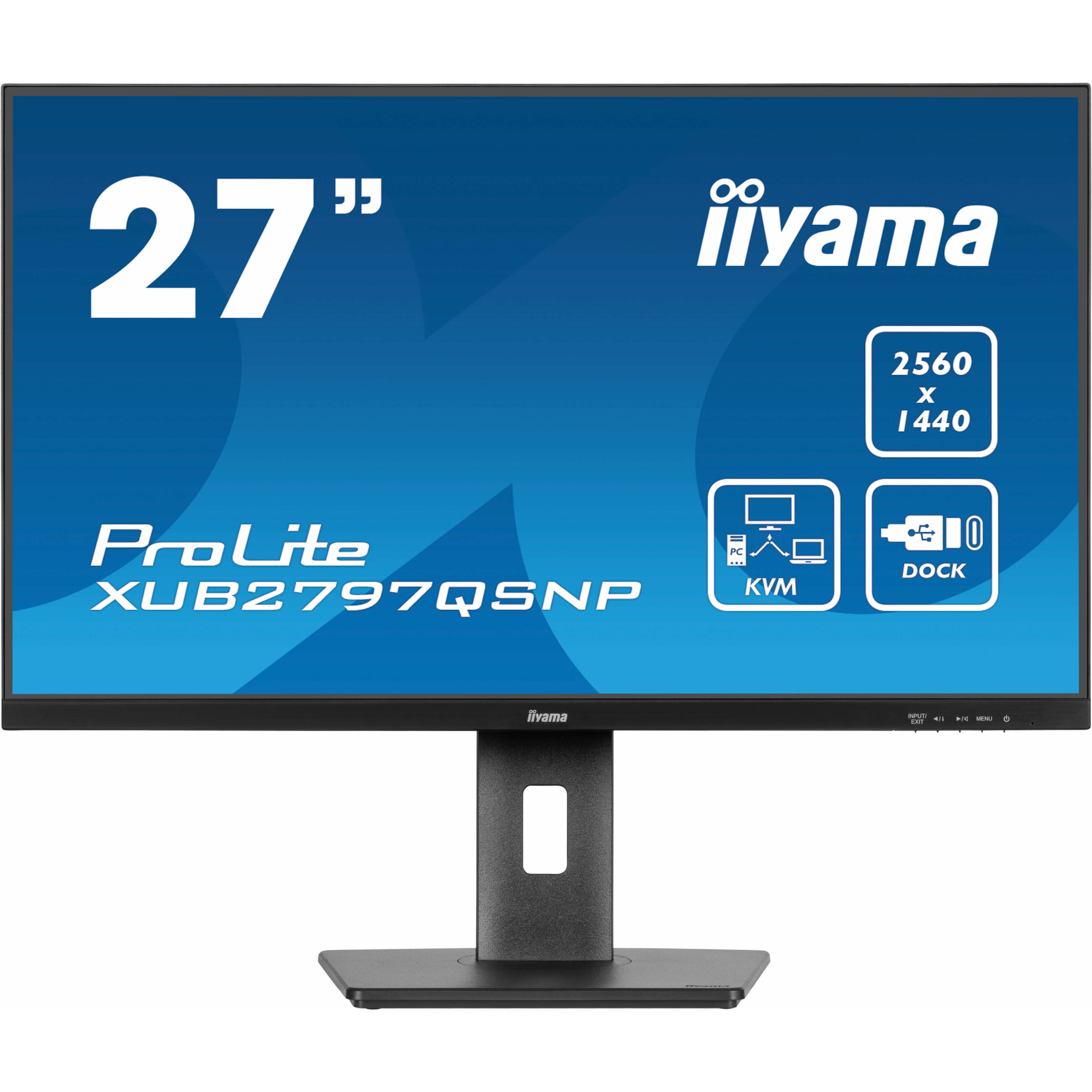 Monitor IIYAMA ProLite XUB2797QSNP-B1 (27" IPS, QHD, 100Hz)-1