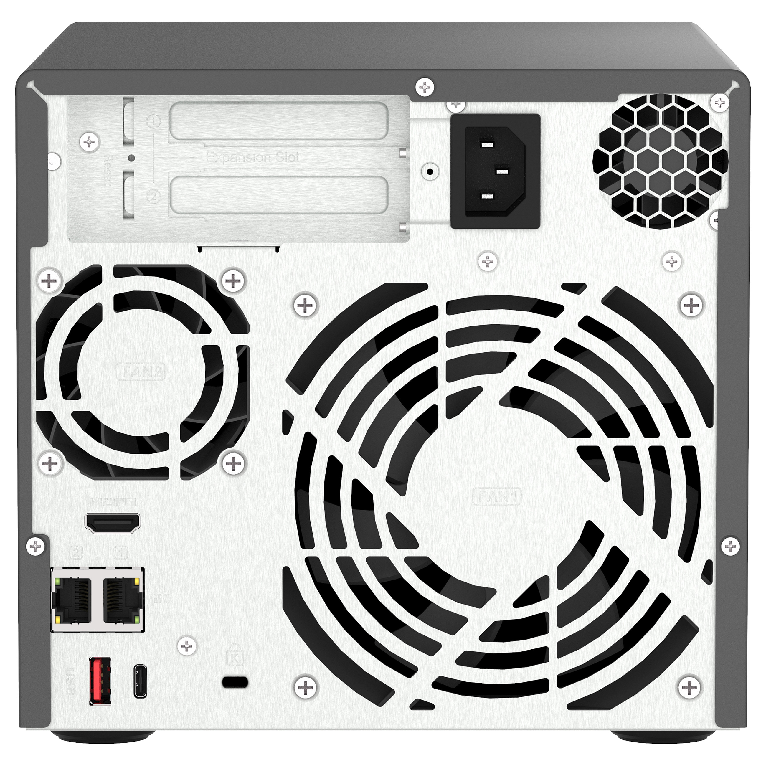 NAS QNAP TVS-H474-PT-8G (intel pentium gold g7400, 8gb so-dimm ddr4, 4 x 2.5"/3.5" sata hdd/ssd, 2 x 2.5gbe, 2x m.2 pcie gen3 x2 slots)-3