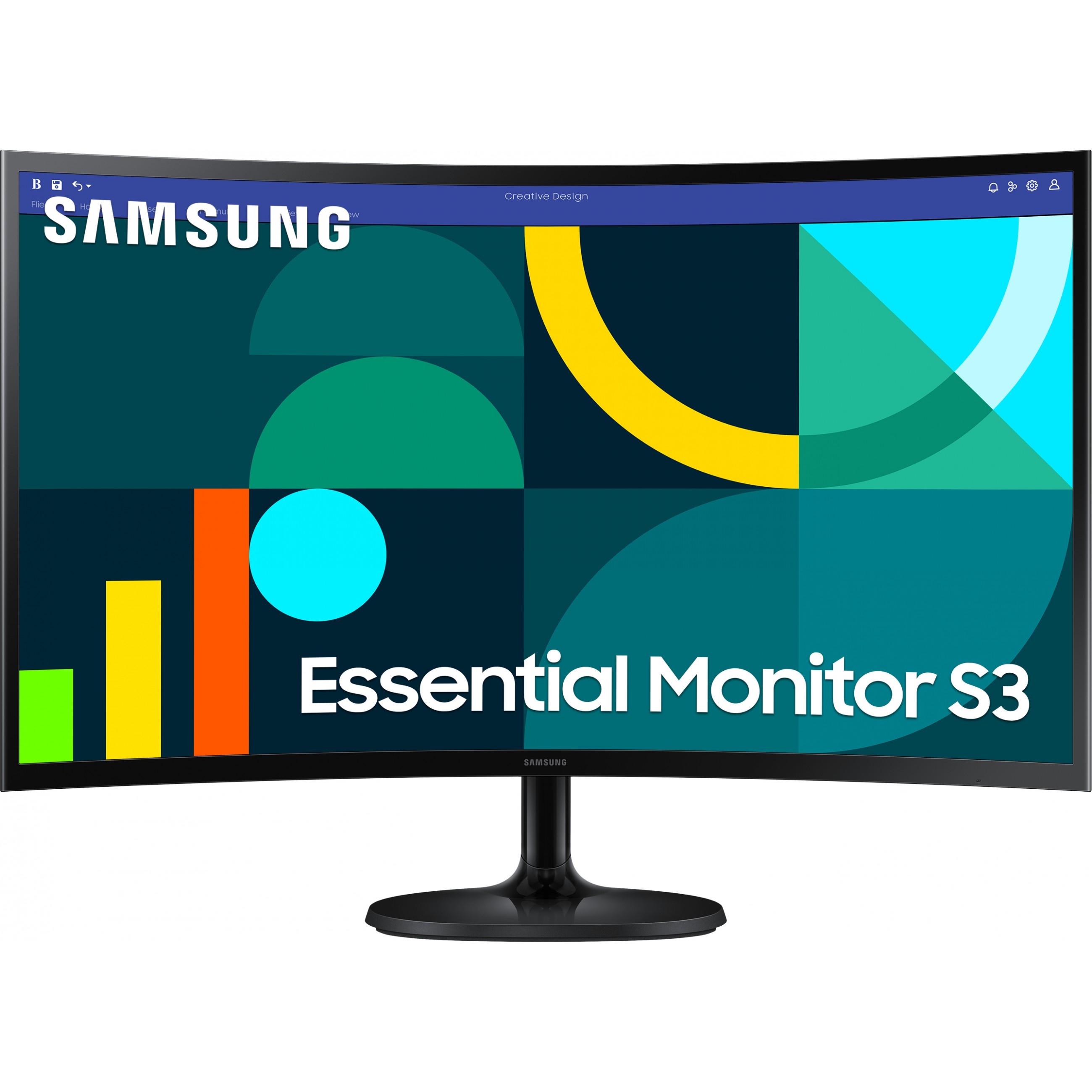 Monitor SAMSUNG LS27D360GAUXEN, VA Full HD, 100Hz, 4ms, D-Sub, HDMI, zakrivljen-1