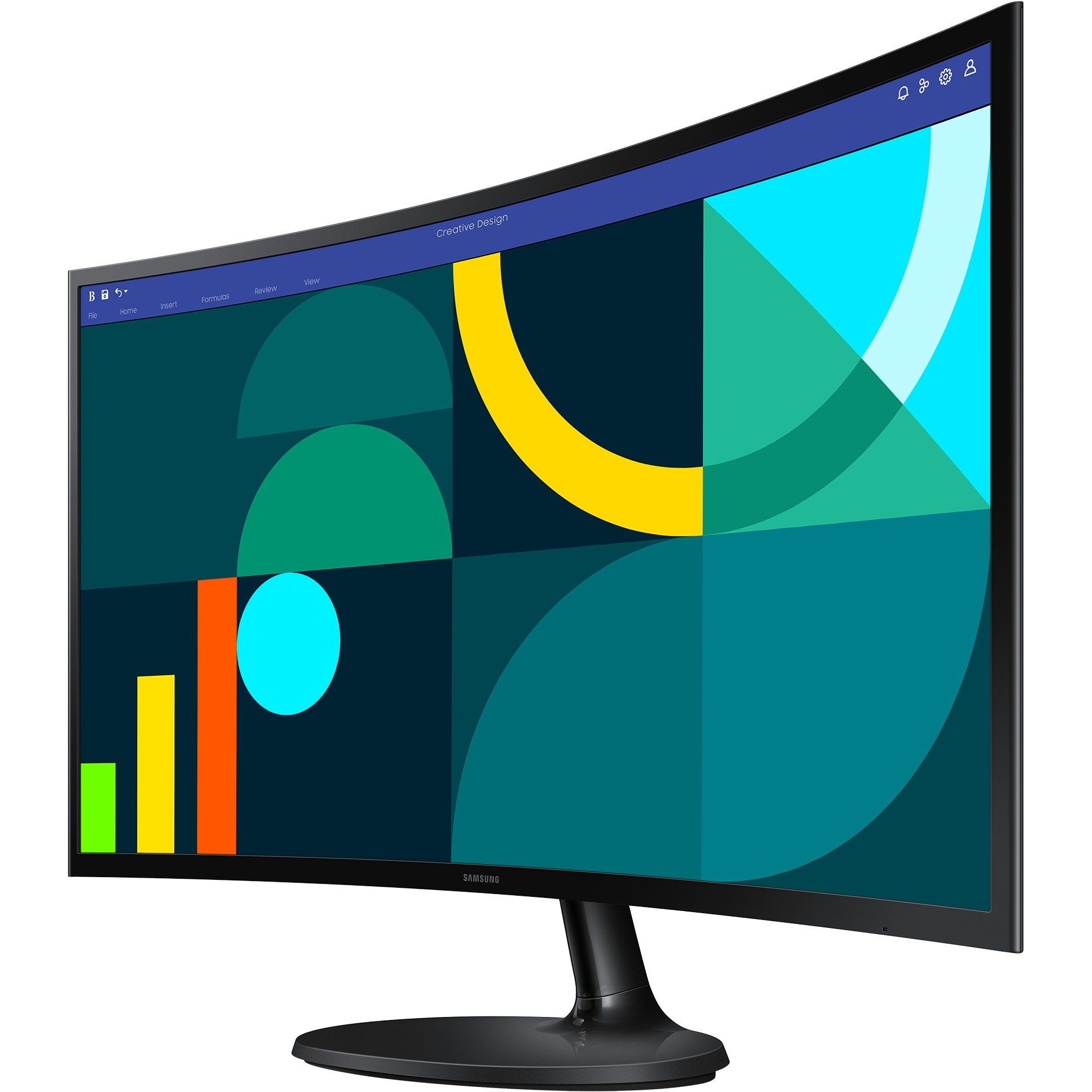 Monitor SAMSUNG LS27D360GAUXEN, VA Full HD, 100Hz, 4ms, D-Sub, HDMI, zakrivljen-2