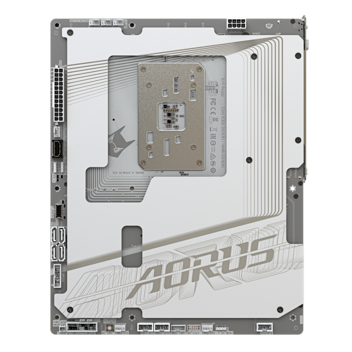 Matična ploča GIGABYTE AORUS B650E STEALTH ICE (Socket AM5, AMD B650, DDR5 SDRAM do 8000 MHz, USB-C 3.2 Gen 2x2/DisplayPort, 2.5 Gigabit Ethernet, Bluetooth 5.4, Wi-Fi 7)-12