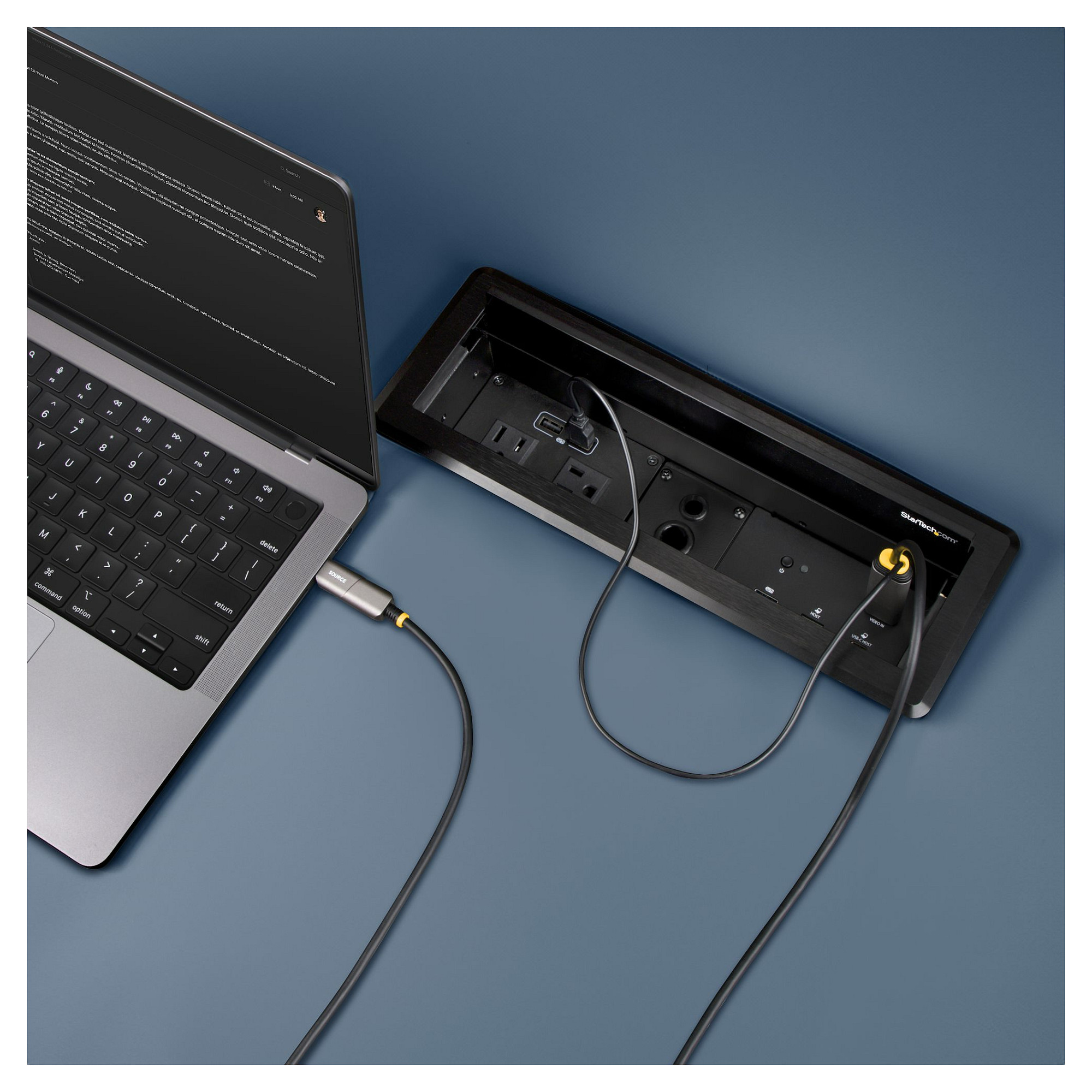Aktivni optički kabel STARTECH USB-C na HDMI 2.0 (9.1m, 4K 60Hz, HDR, CL3)-16