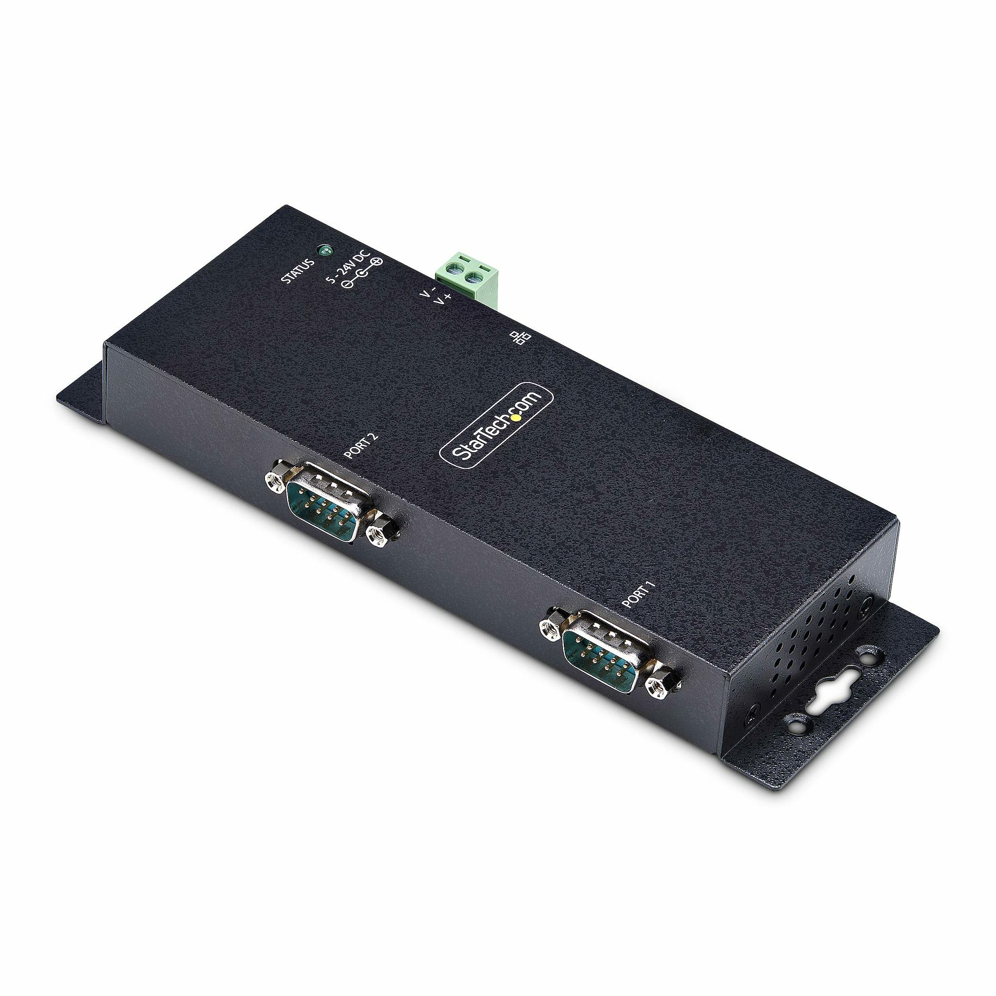 Adapter STARTECH.COM 2P Serial to Ethernet (RS232 DB9, IP LAN, metalno kućište)-6