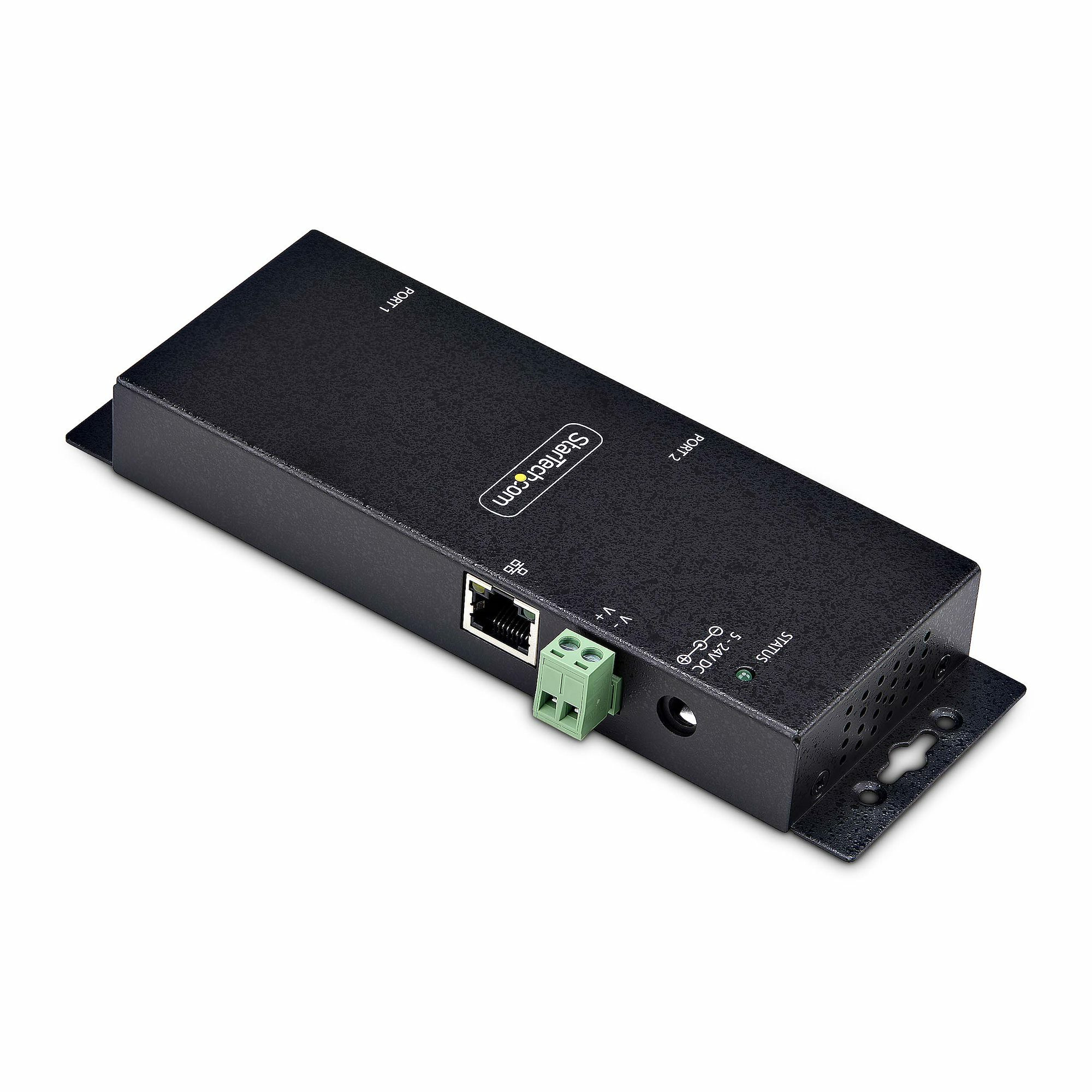 Adapter STARTECH.COM 2P Serial to Ethernet (RS232 DB9, IP LAN, metalno kućište)-8