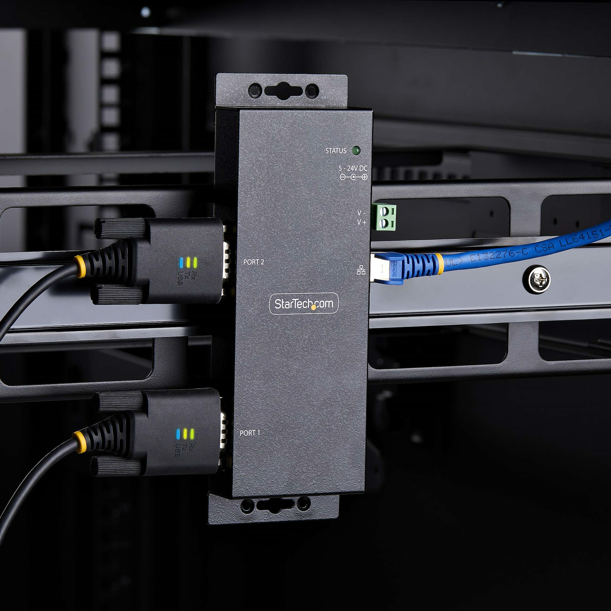 Adapter STARTECH.COM 2P Serial to Ethernet (RS232 DB9, IP LAN, metalno kućište)-13