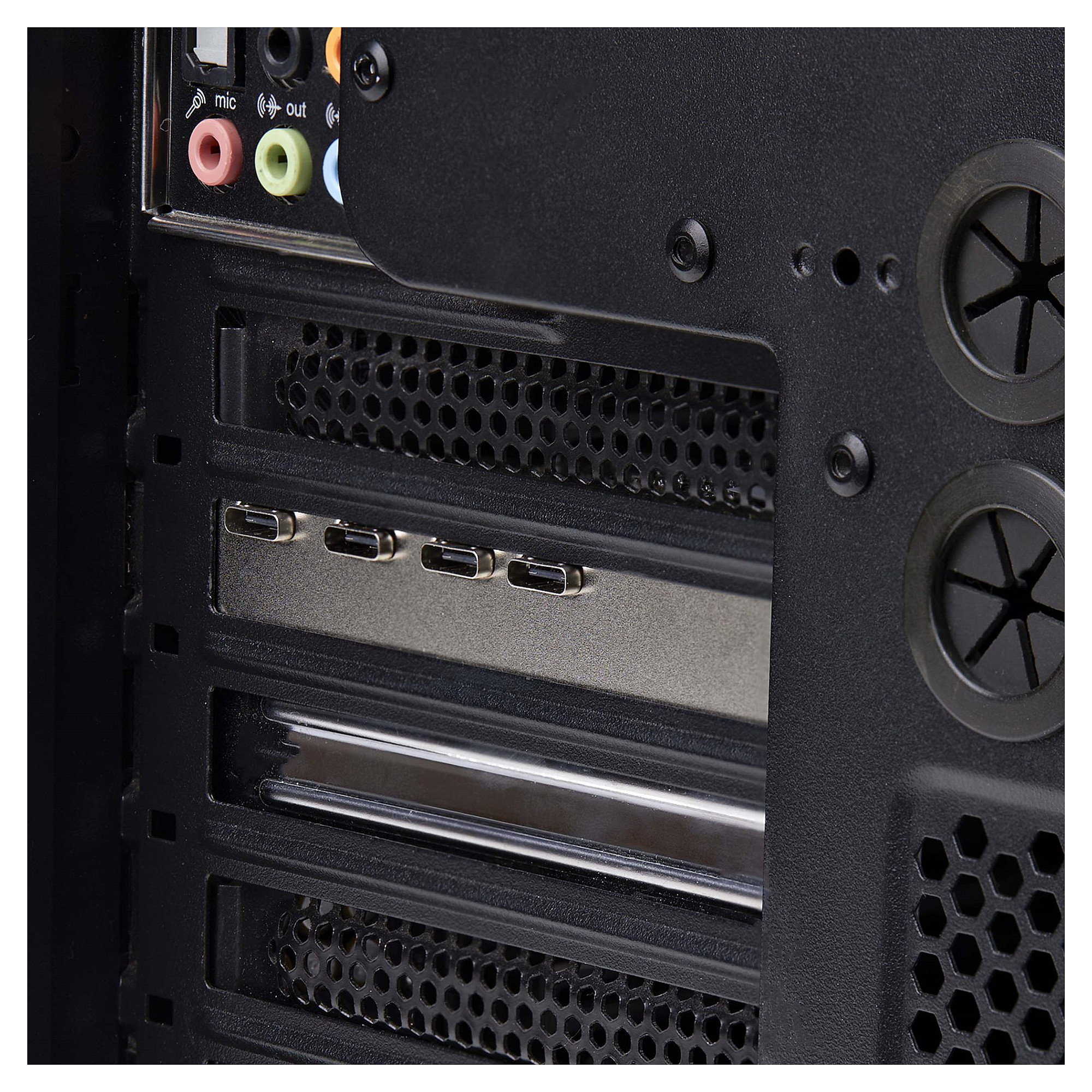 StarTech.com 5-Port USB PCIe Card, USB 3.2 10Gbps, PCI Express Card with 4x USB-C Ports, 1x USB-A Internal Port, USB PCIe Controller Card, Windows/macOS/Linux - USB adapter - PCIe 3.0 x4 - USB-C 3.2 Gen 1 x 4 + USB 3.2 Gen 1 x 1-11