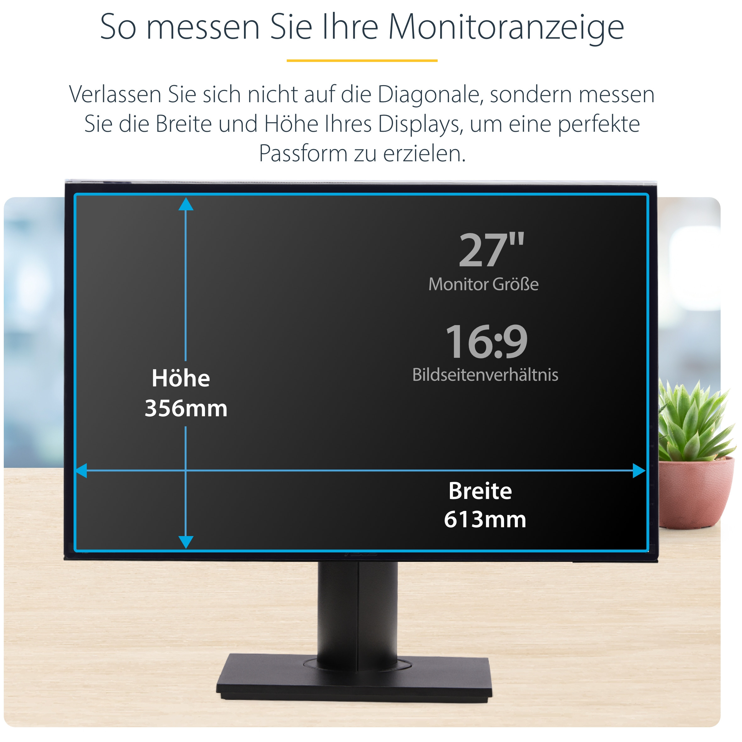 Monitor STARTECH 27-inch Privacy Screen (169)-8