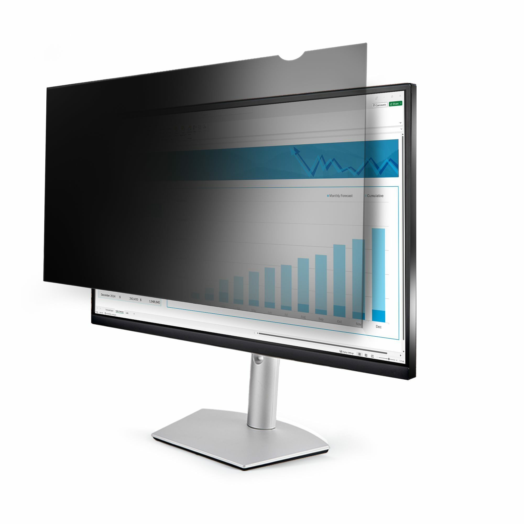 Monitor Startech 248498 31.5 inča s privatnim filtrom-2